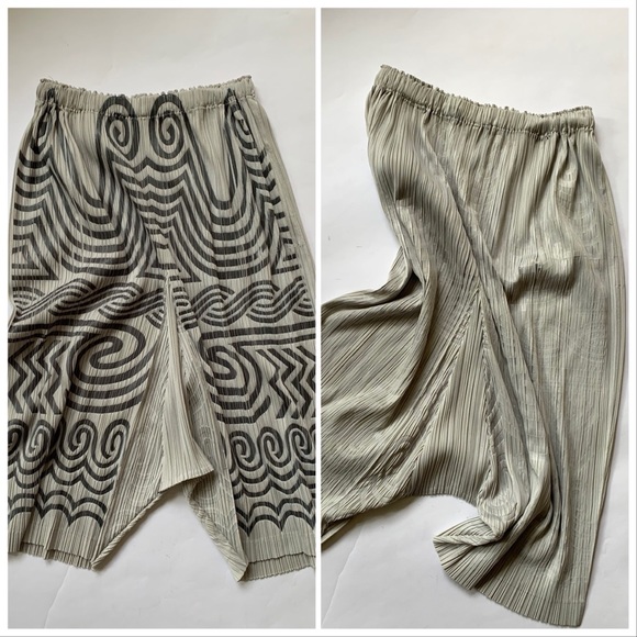 PLEATS PLEASE Issey Myake Graphic Print Pant - Picture 3 of 15